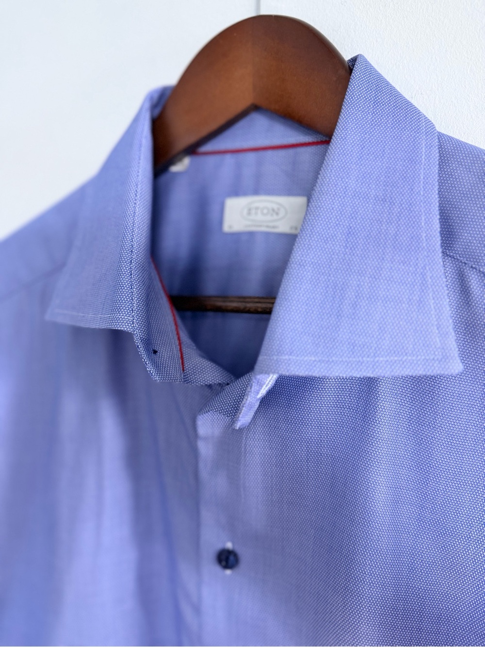 Eton Men's Light Blue Dress Shirt - Classic Collar